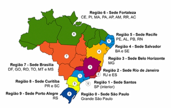 Regiões de CEP de São Paulo